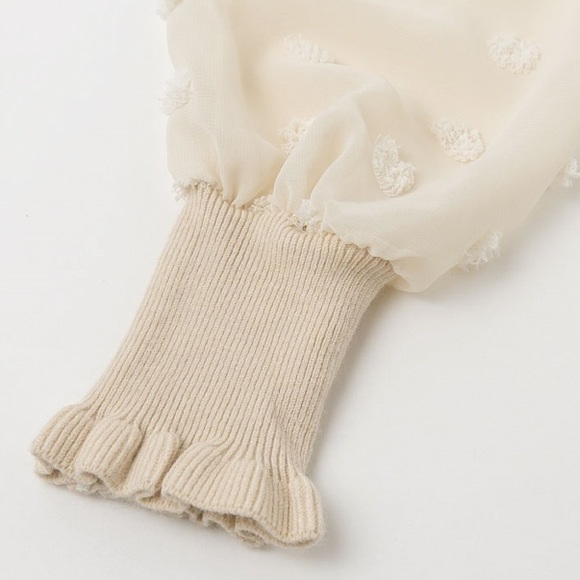 “The Gloria” Beige Pleated Sweater Dress - Picture 7 of 8